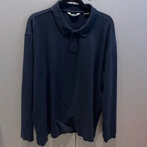Orvis Navy Long-Sleeve Polo Shirt